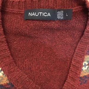 Nautica grandmaish sweater vest